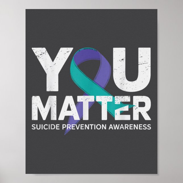 Affiche Suicides Prevention Shirts Suicide Awareness  (Devant)