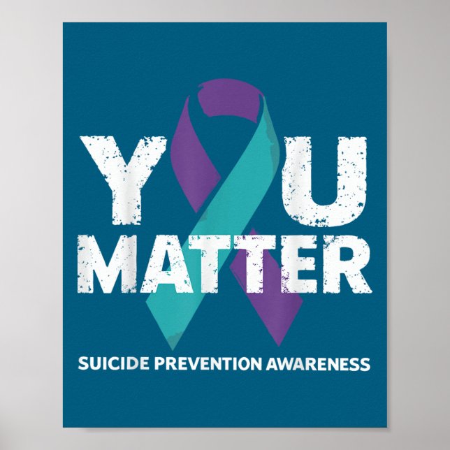 Affiche Suicides Prevention Shirts Suicide Awareness  (Devant)