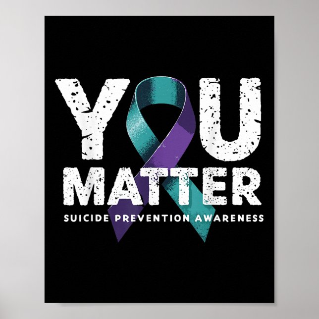 Affiche Suicides Prevention Shirts Suicide Awareness  (Devant)