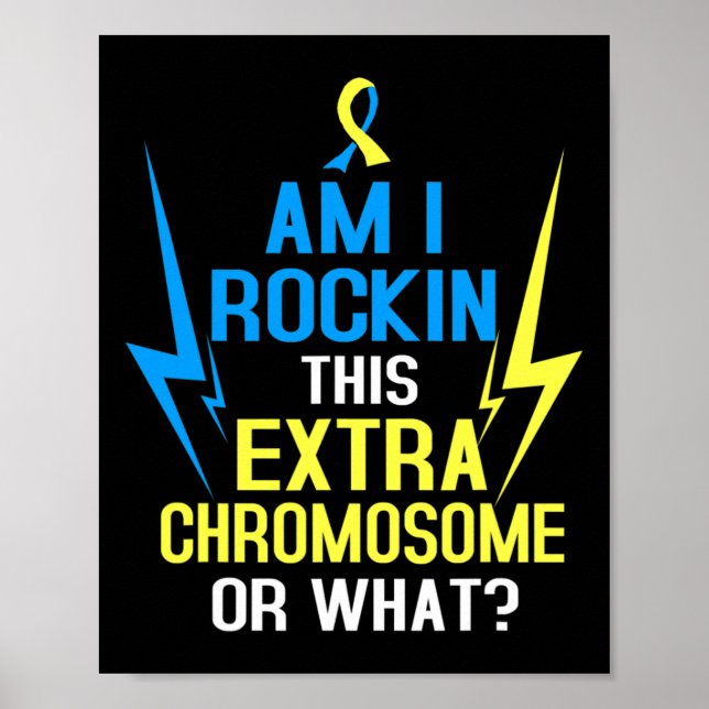 Affiche Suis-Je En Train De Frapper Ce Chromosome Suppléme (Devant)