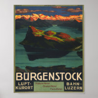 Suisse Burgenstock Luft-Kurort Bahn Luzern