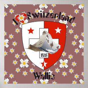 Affiche suisse du Valais
