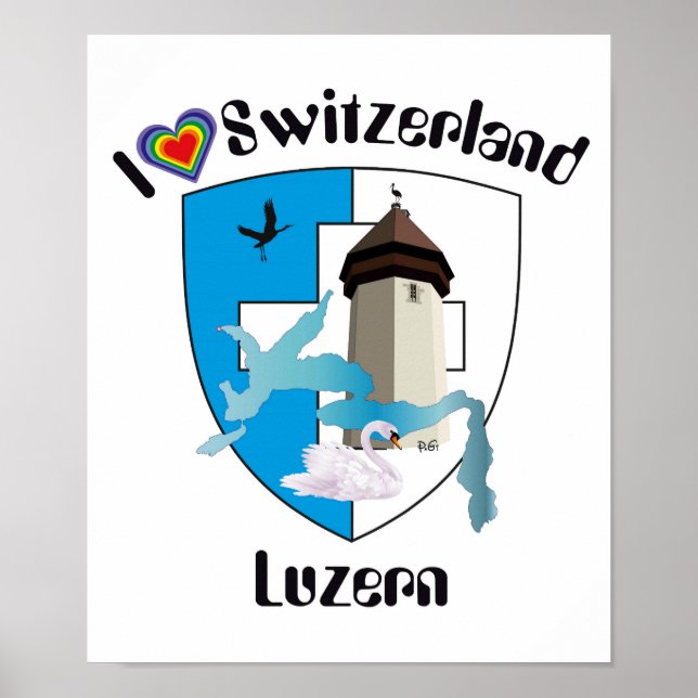 Affiche Suisse, Suisse, Svizzera, Svizra, Suisse (Devant)