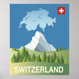 Affiche Suisse Travel