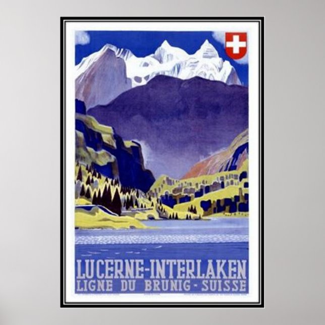 Affiche Suisse vintage - (Devant)
