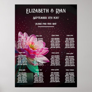 Affiche Suite de mariage Floral Lotus   Romance de la Nuit