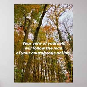 Affiche Suivez la direction de votre action courageuse