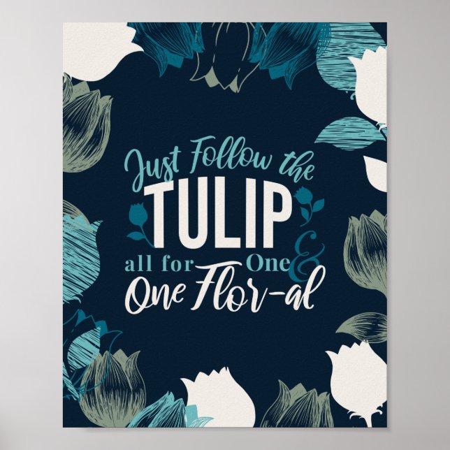 Affiche Suivez la Tulip all for One & One Flor-al V2 (Devant)