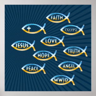 Affiche Suivez-Le   Inspiration chrétienne