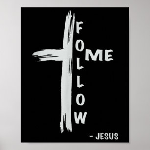 Affiche Suivez-Moi Jésus Religieux Chrétien