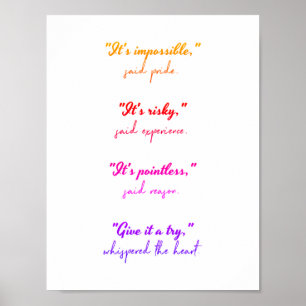 Affiche Suivez votre coeur
