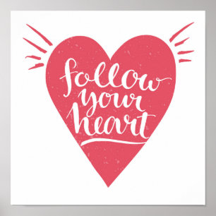 Affiche Suivez votre coeur