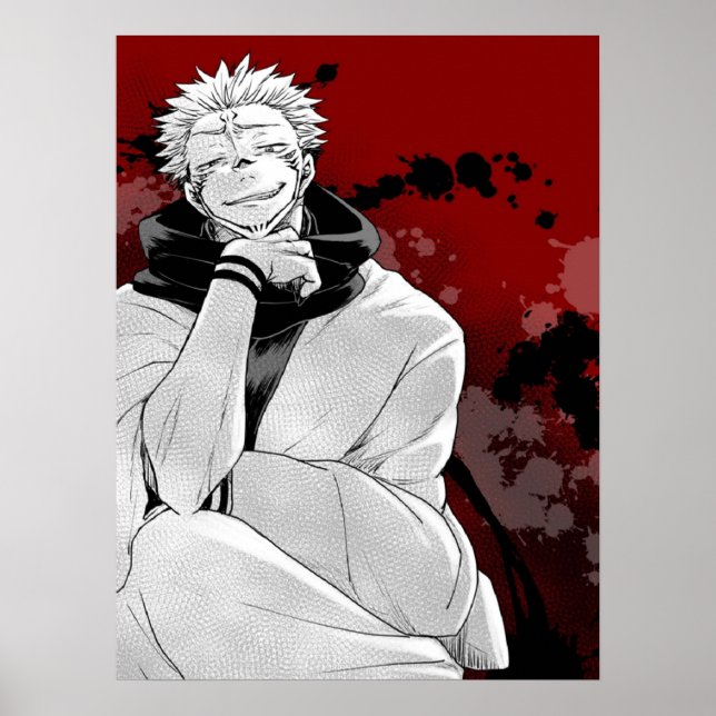 AFFICHE SUKUNA JUJUTSU KAISEN (Devant)