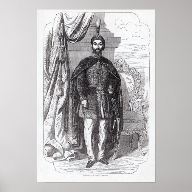 Affiche Sultan Abdul Medjid (Devant)