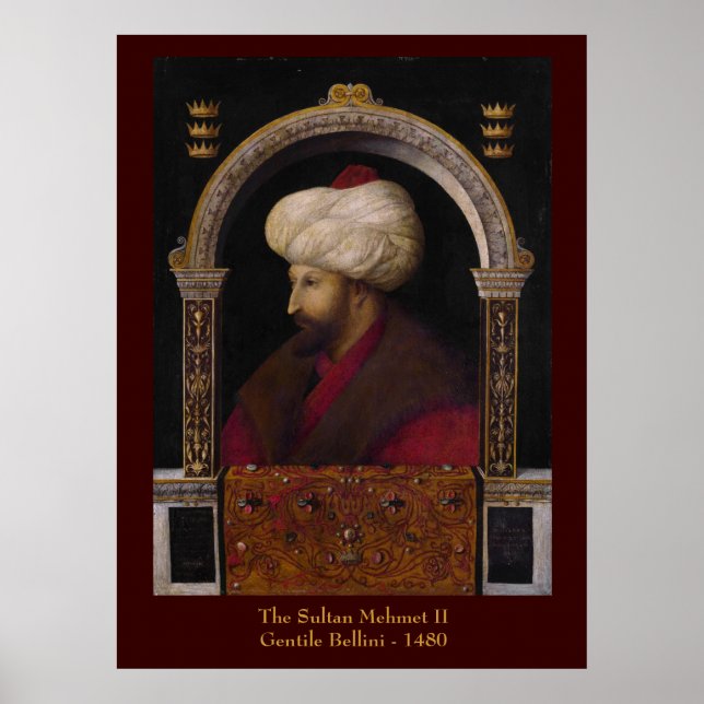 Affiche Sultan Mehmet II Imprimer (Devant)