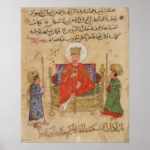 Affiche Sultan on his throne