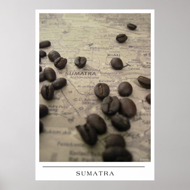 Affiche Sumatra - Envoyer l'art du café (Devant)