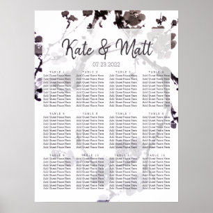 Affiche Sumie de fleur de prune