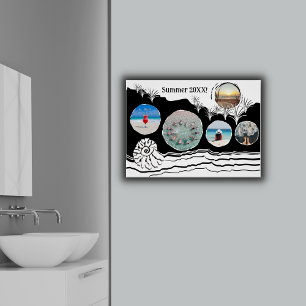 Affiche Summer Beach Amusants Instagram Collage