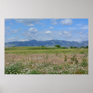 Affiche Summer Colorado landscape