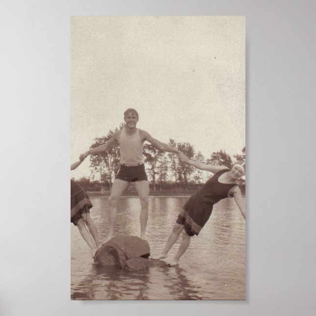 Affiche Summer Fun Photo Vintage Imprimer (Devant)