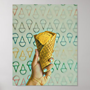 Affiche Summer ice cream lovers