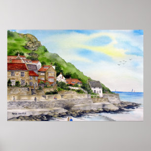 Affiche Summer in Runswick Bay by Farida Greenfield