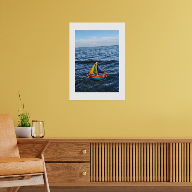Affiche Summer Sailboat — colors on a journey (Salon 2)
