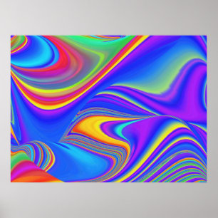 Affiche Summerfeel, Rainbowart 3D Abstrait