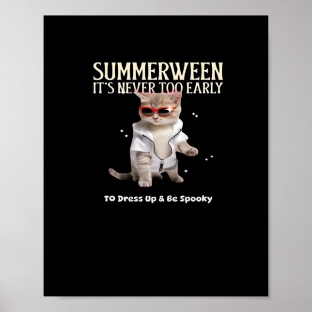 Affiche Summerween Il n'est jamais trop tôt pour être Éffr (Devant)