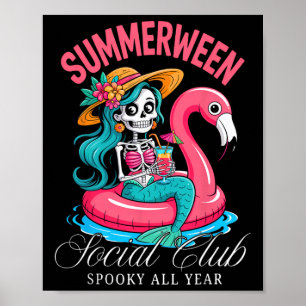 Affiche Summerween Social Club Éffrayant toute l'année Ske