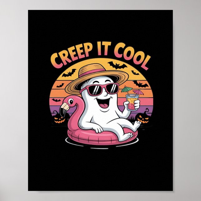 Affiche Summerween - Summerween Boo - Summerween Vibes - S (Devant)