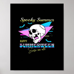 Affiche Summerween surdimensionné