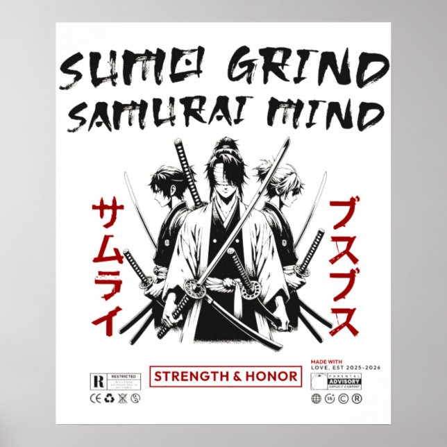 Affiche Sumo Grind Samurai Grind (Devant)