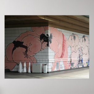 Affiche Sumo Mural Art