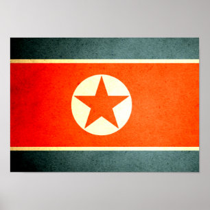 Affiche Sun a embrassé le drapeau de la Corée du Nord