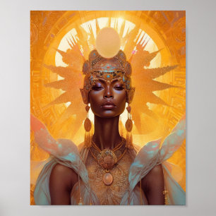 Affiche Sun Goddess Imaginaire Art