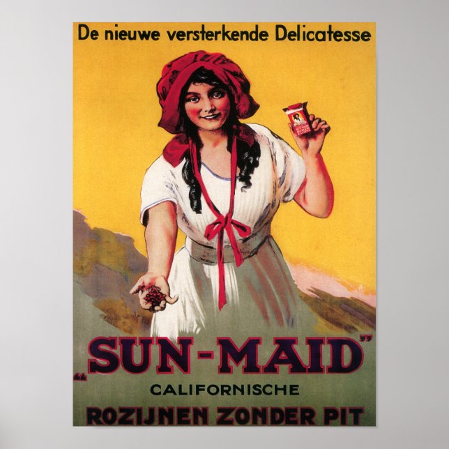 Affiche Sun-Maid California Raisin (Devant)