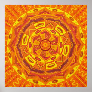 Affiche Sun Mandala