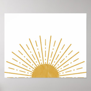 Affiche Sun Poster, Sun Art Print, Sun Wall Art, Sun Art