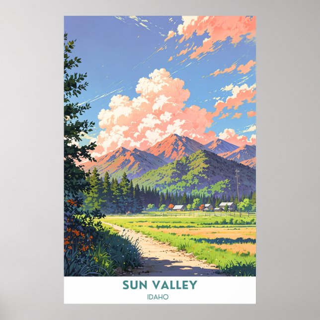 Affiche Sun Valley, Idaho (Devant)