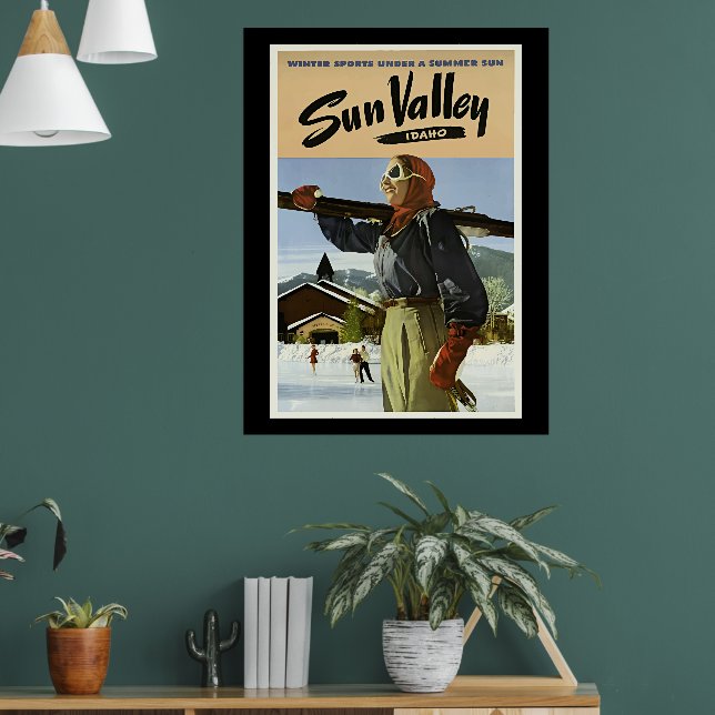 Affiche Sun Valley, Idaho Voyage (Salon 1)