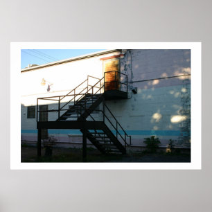 Affiche Sunbeam sur la cage d'escalier