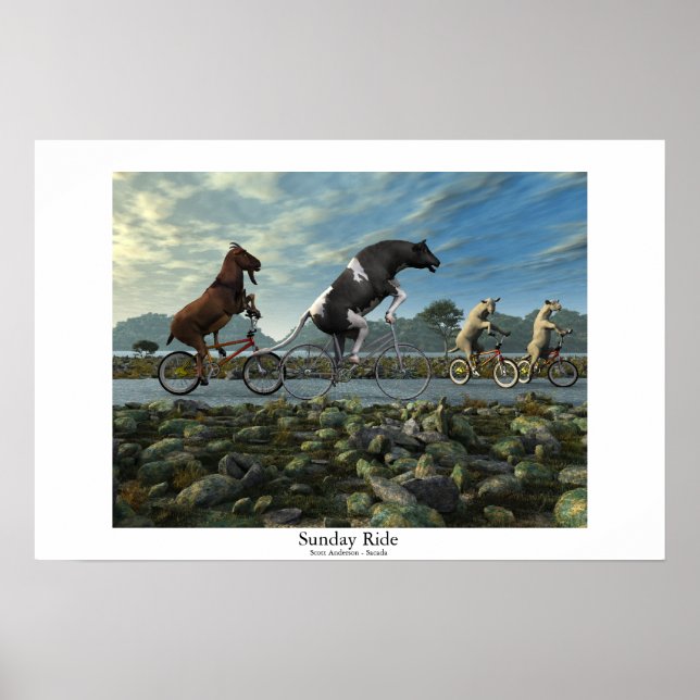 Affiche Sunday Ride (Devant)