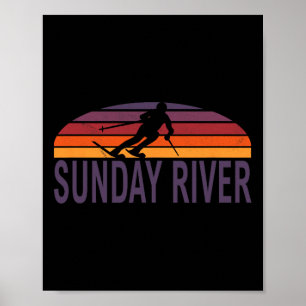 Affiche Sunday River Newry Maine Nouvelle-Angleterre Usa S
