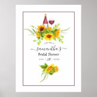 Sunflower Fête des mariées Vin Dégustation Bienven