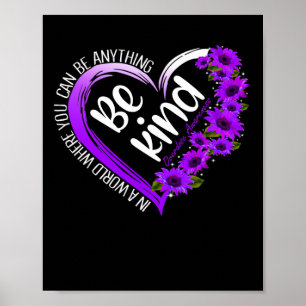 Affiche Sunflower Heart Be Genre Purple Overdose Sensibili