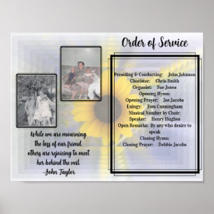 Affiche Sunflower Infinity 2 Photo Citation Programme comm