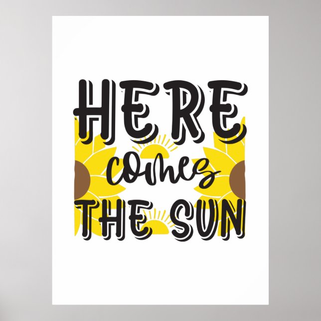 Affiche Sunflower Lover | Voici Le Soleil (Devant)
