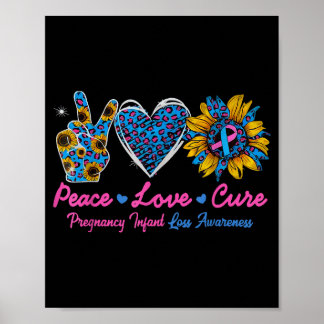 Affiche Sunflower Ribbon Pregnancy Infant Loss Awareness C